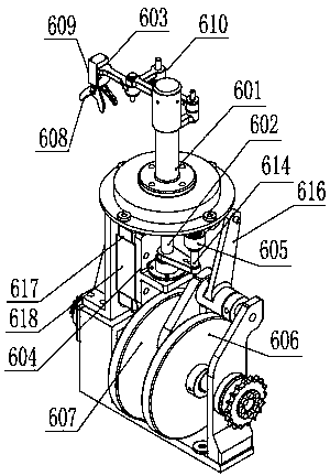 Discharge device of stuffed food forming machine