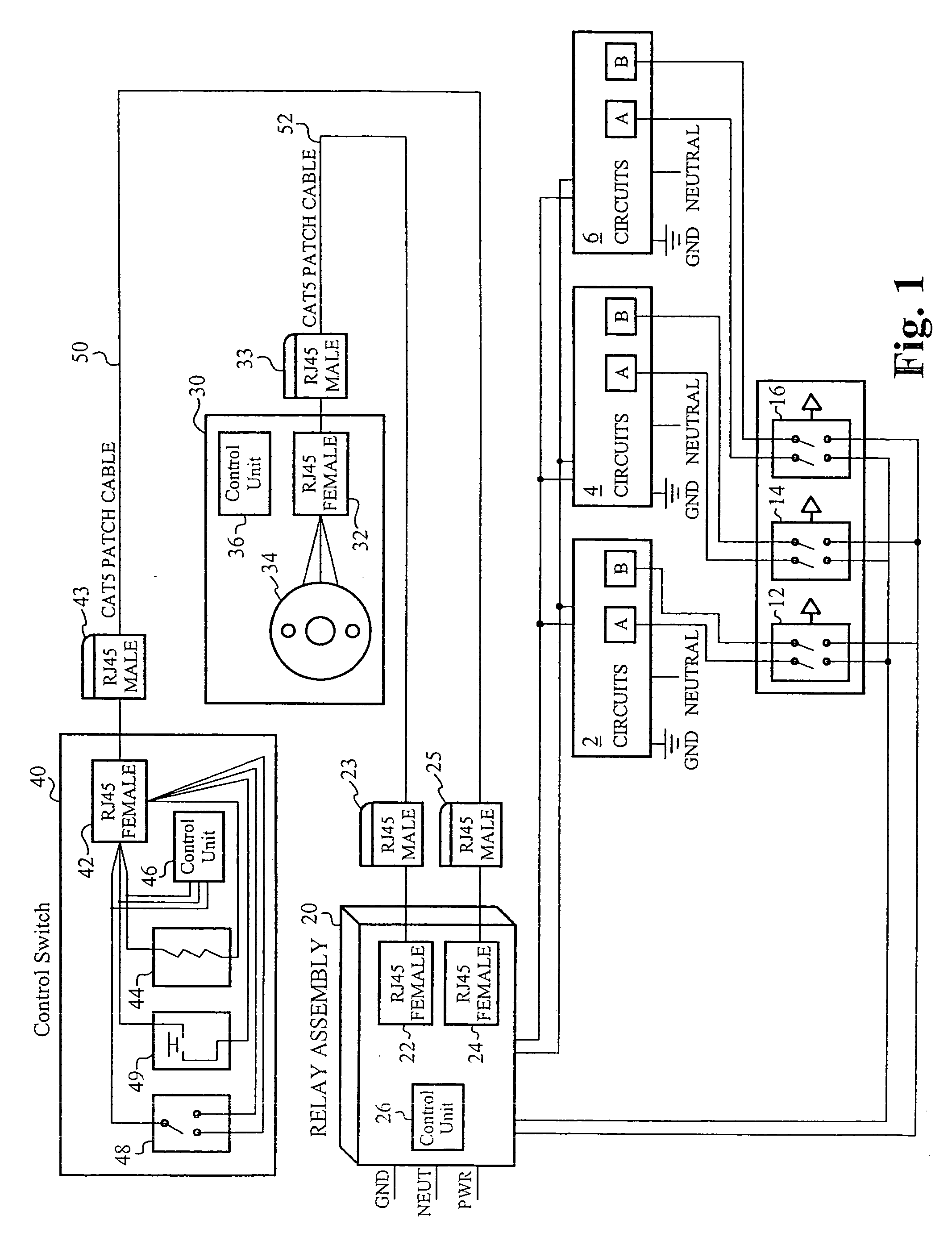 System and architecture for controlling lighting through a low-voltage bus