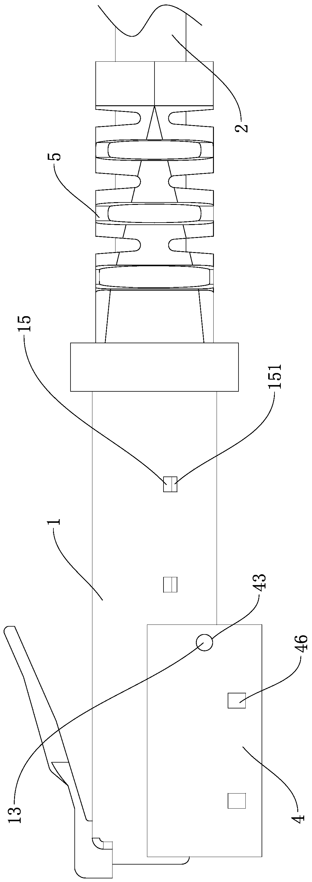 Network communication connector with wire protecting sleeve