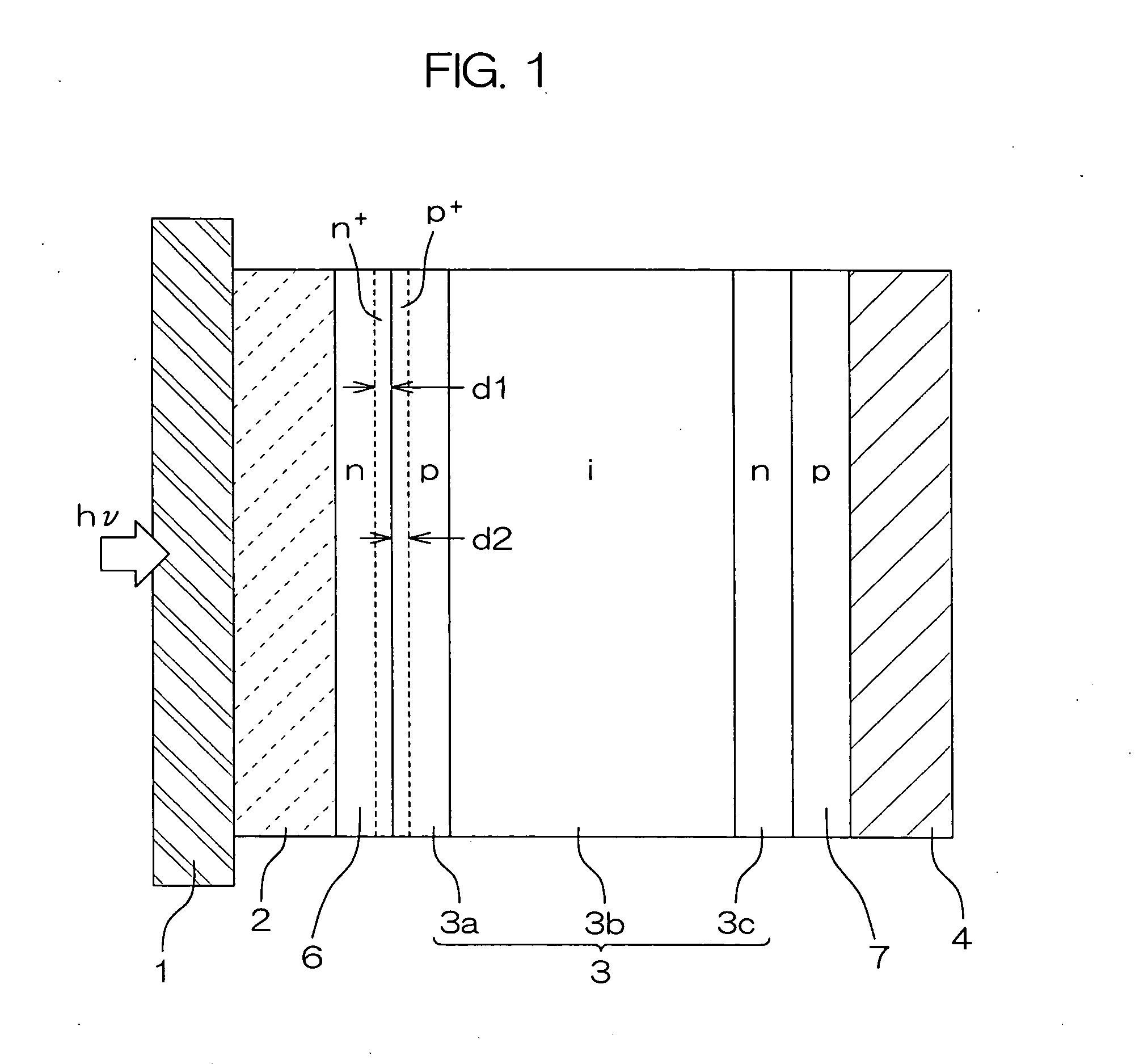 Semiconductor/electrode contact structure and semiconductor device using the same