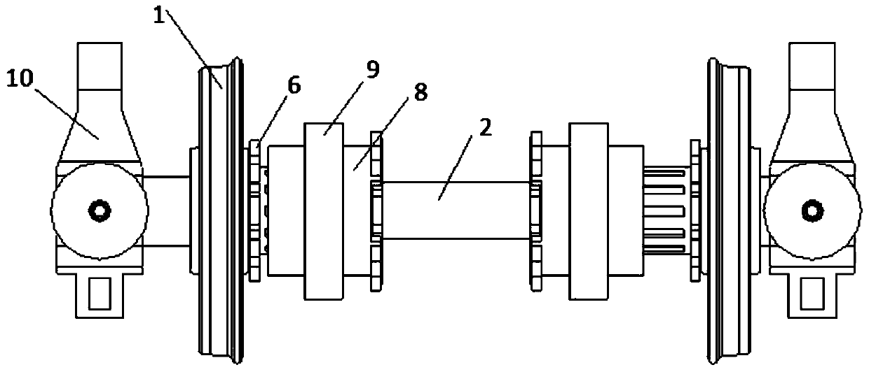 Variable gauge bogie