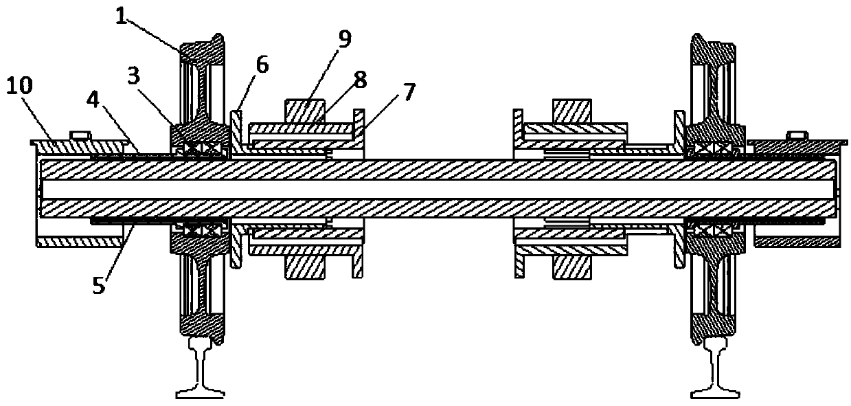 Variable gauge bogie