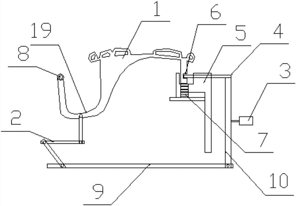 Four-bar linkage opening mechanism for charge interface cover on grille of battery electric vehicle