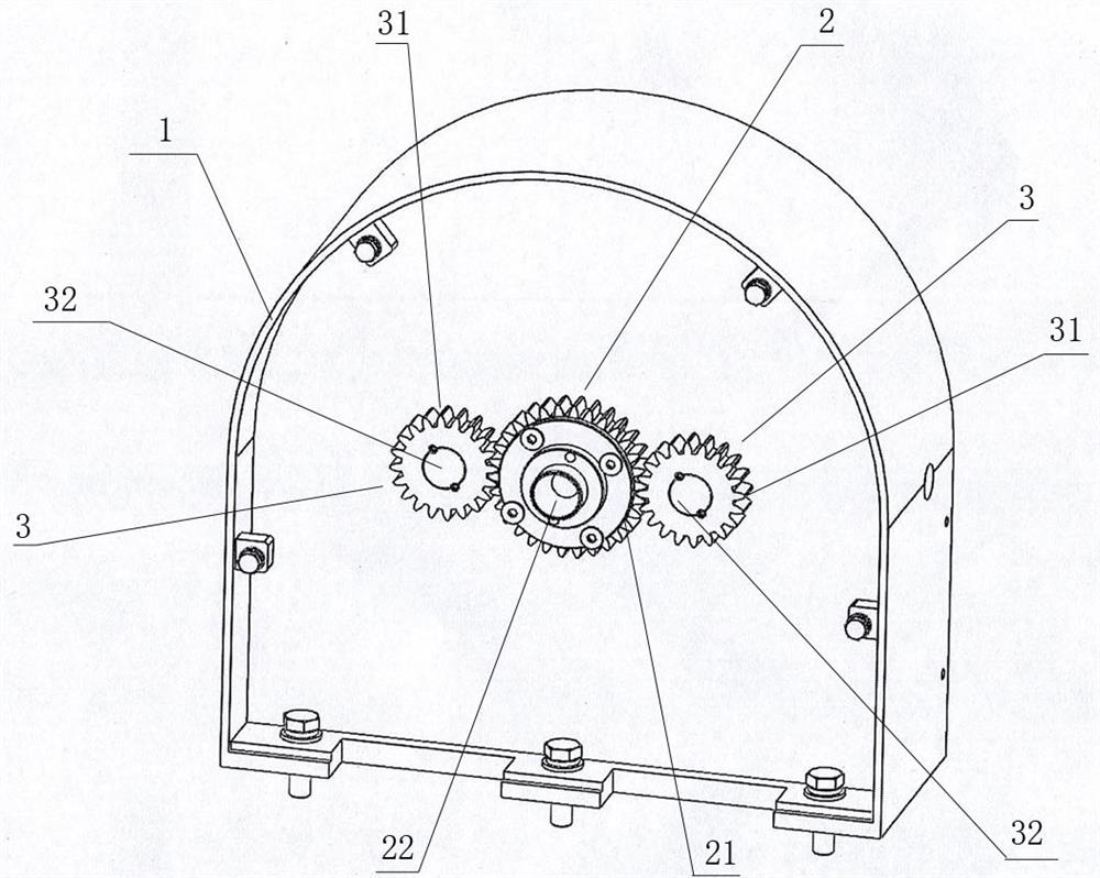 Candy cane double adjustable shearing mechanism