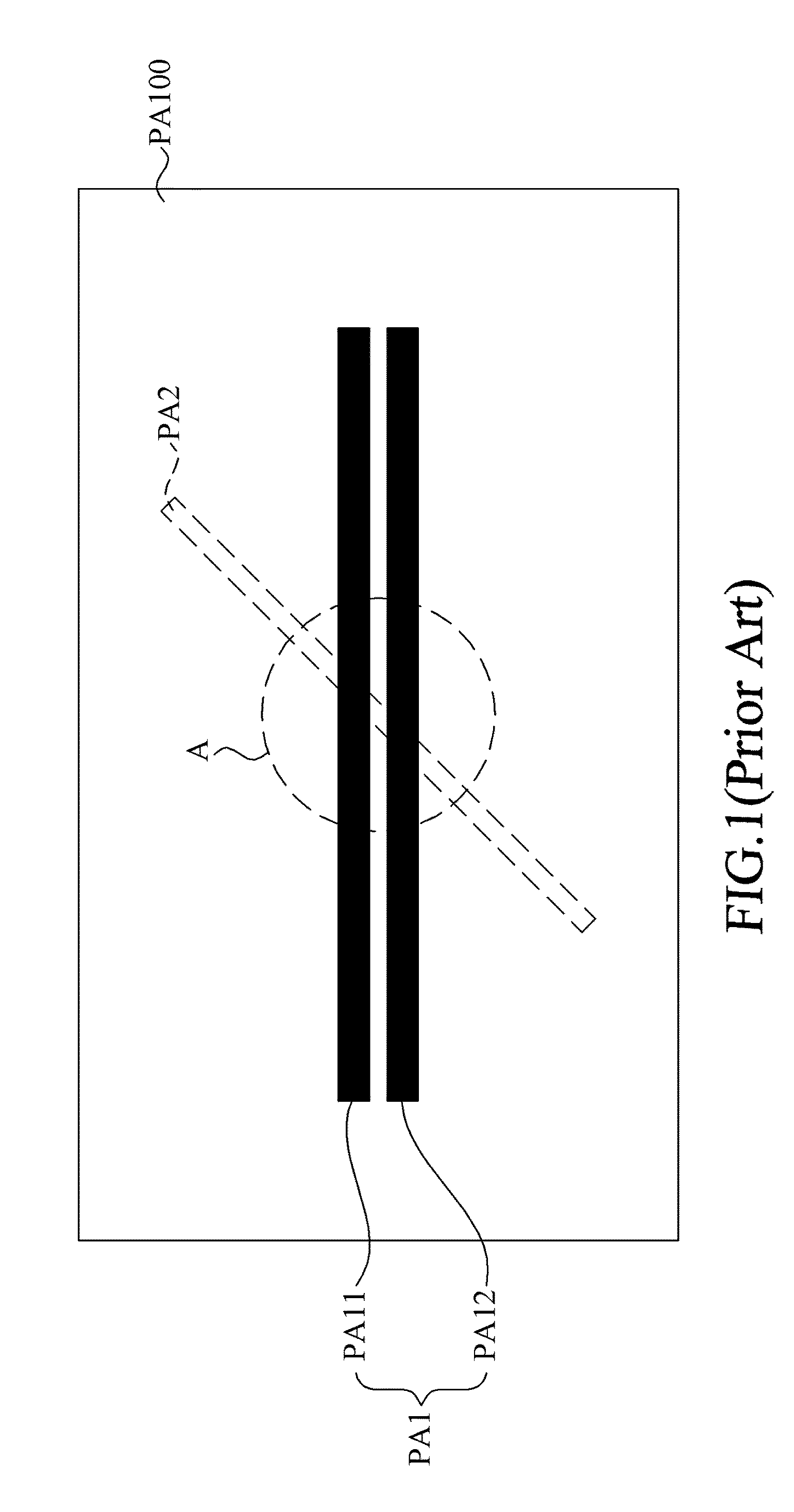 Transmission line structure