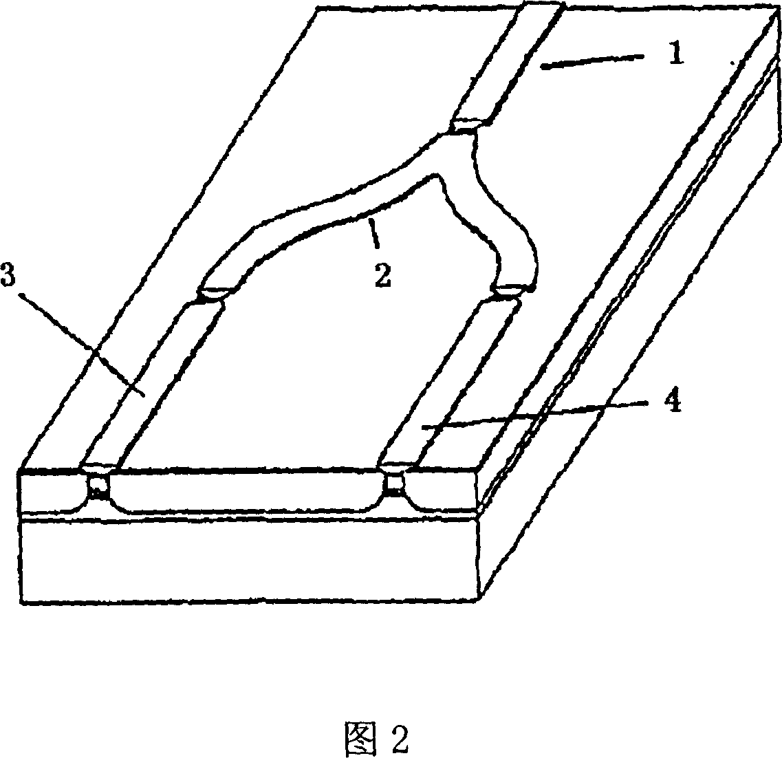 V type coupling cavity wavelength switchable semiconductor laser