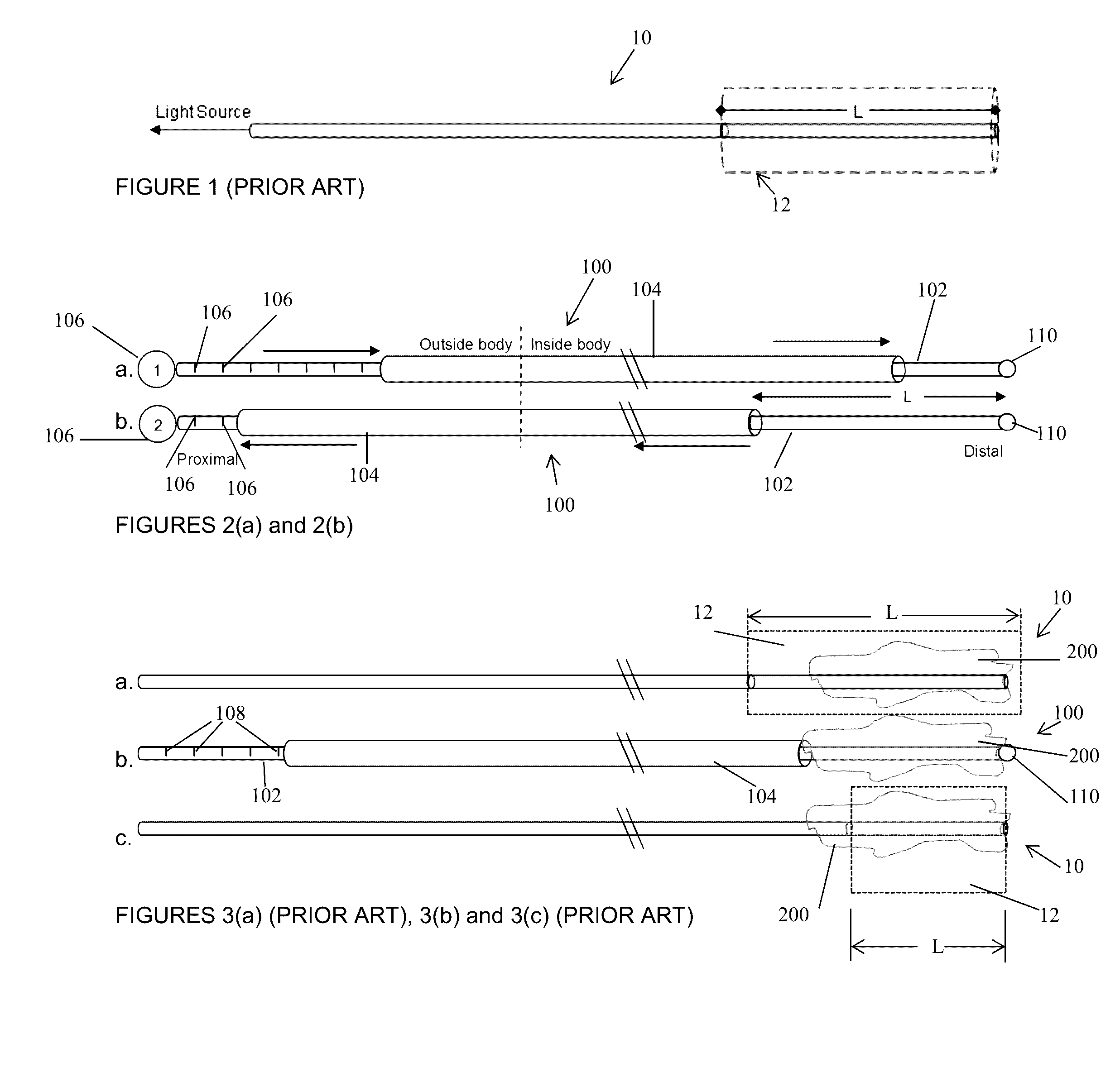 Controlled variable length and illumination pattern light diffusing optical fiber