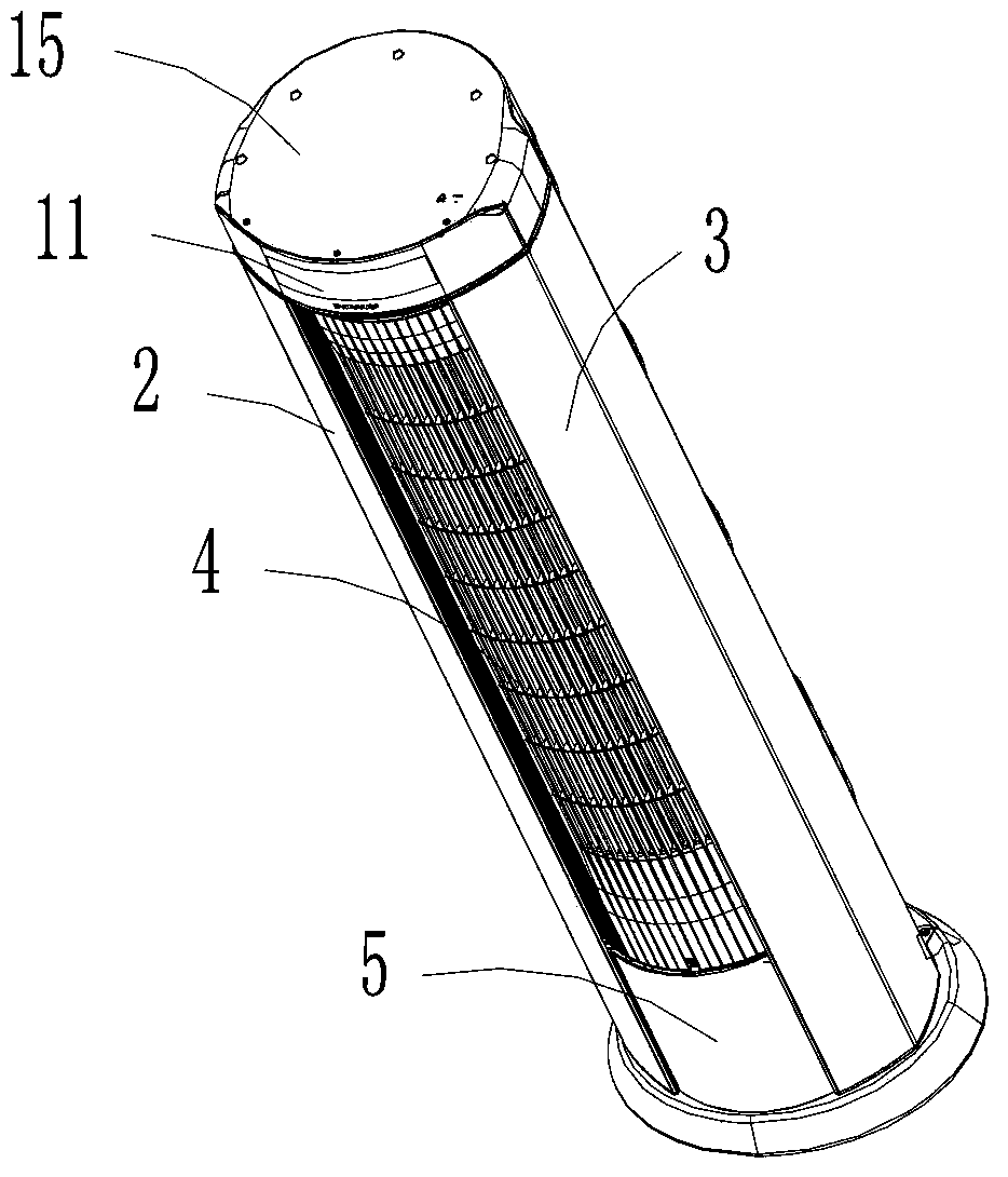 Displaying device and air conditioner