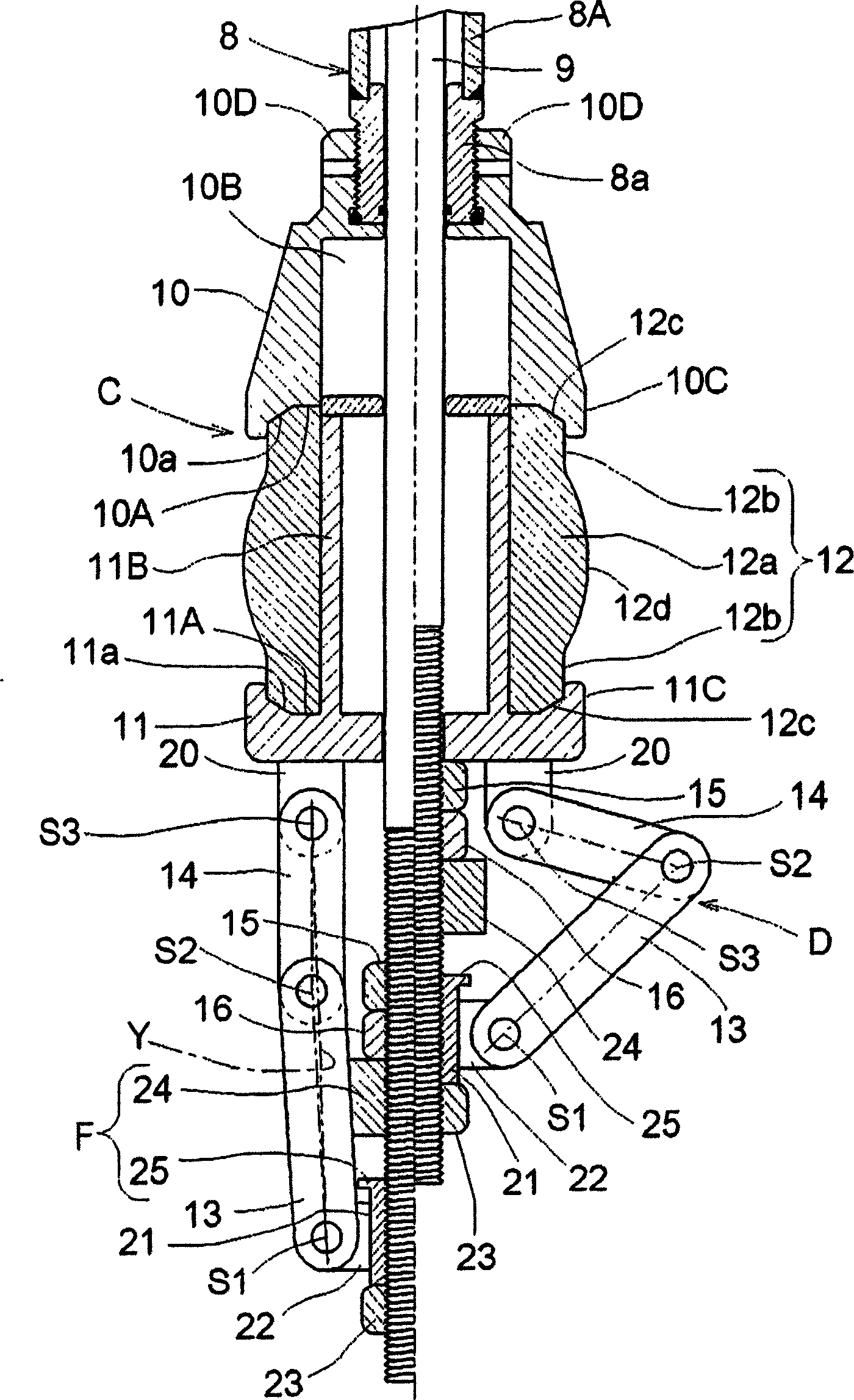 Pipe line-closing device