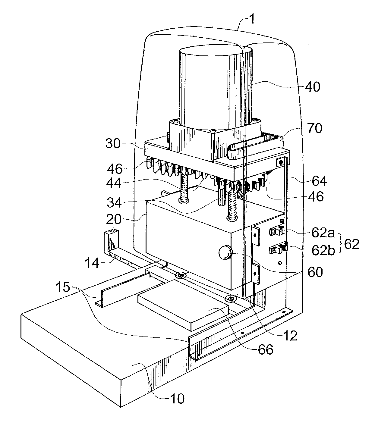 Automatic electric punching apparatus