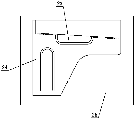 Processing method of steel member of clamshell type steel-wood desk