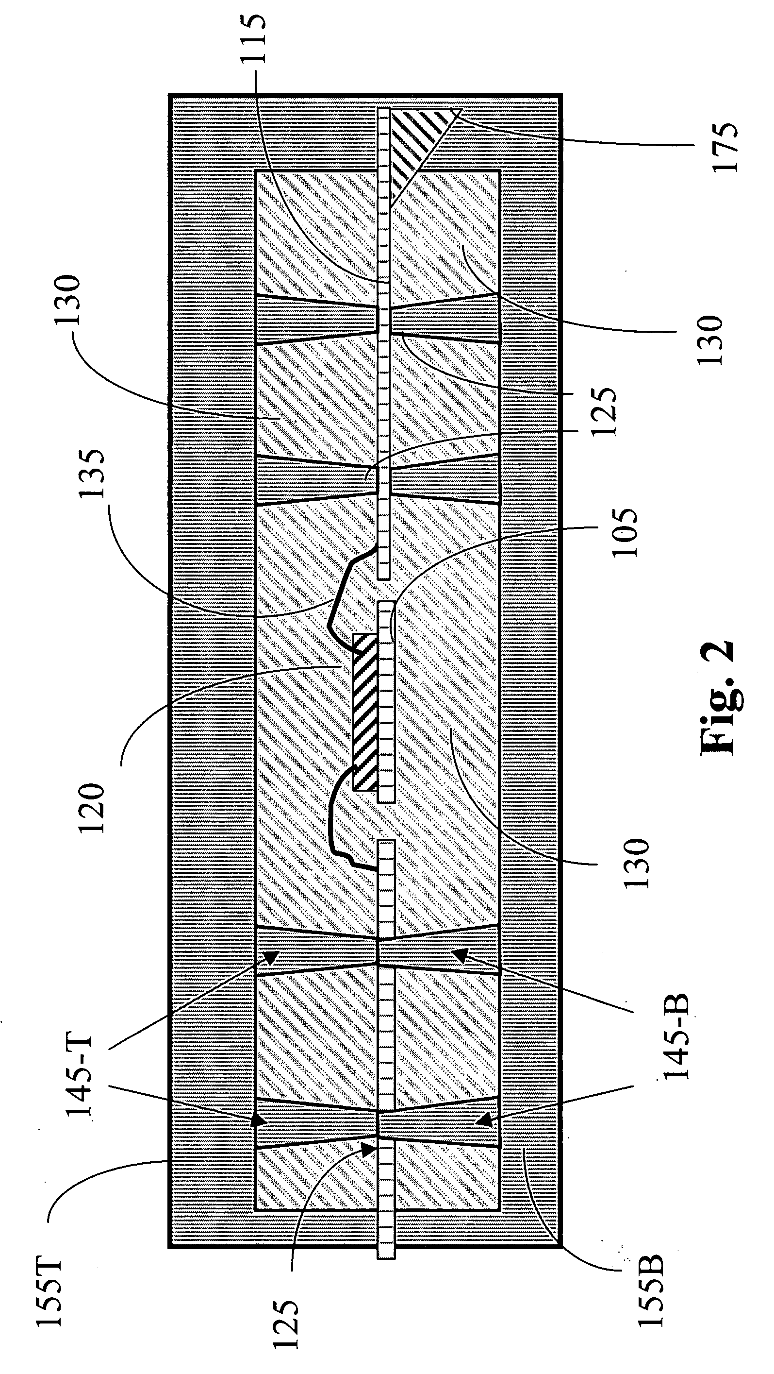 Package with solder-filled via holes in molding layers