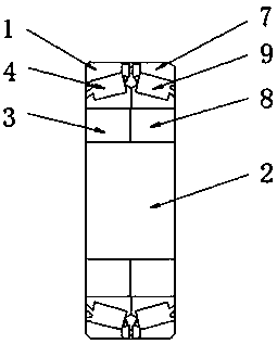 Double-row tapered roller bearing