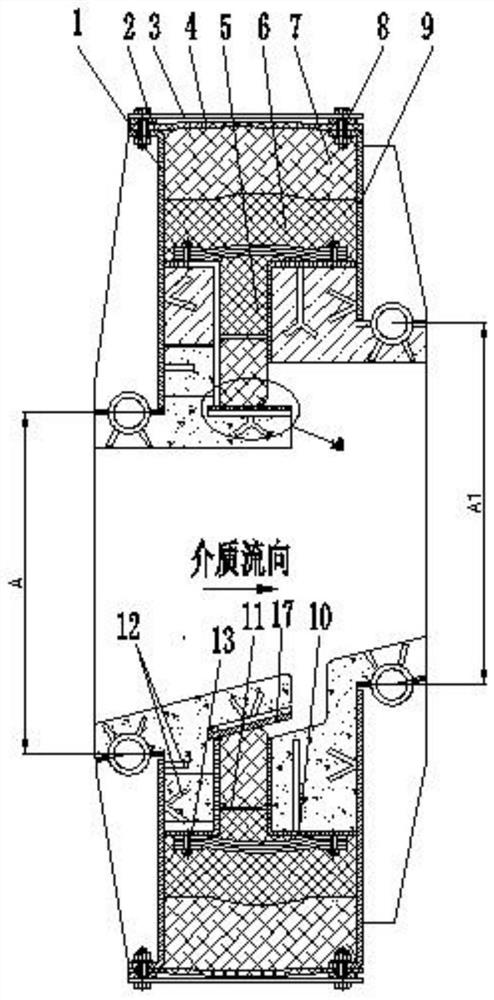 Brand-new CFB boiler furnace outlet non-metal expansion joint