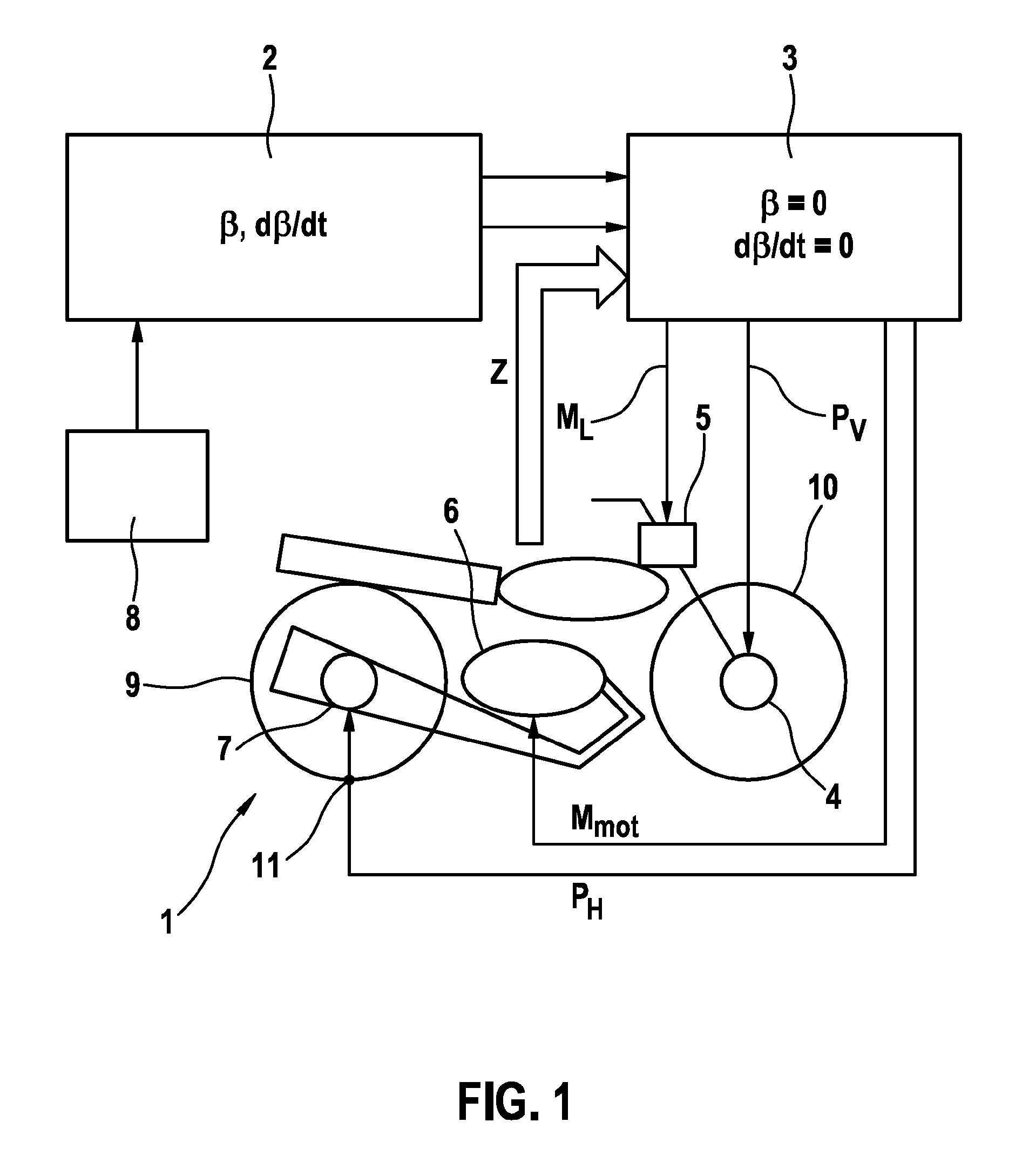 Method for stabilizing a two-wheeled vehicle having a laterally slipping rear wheel