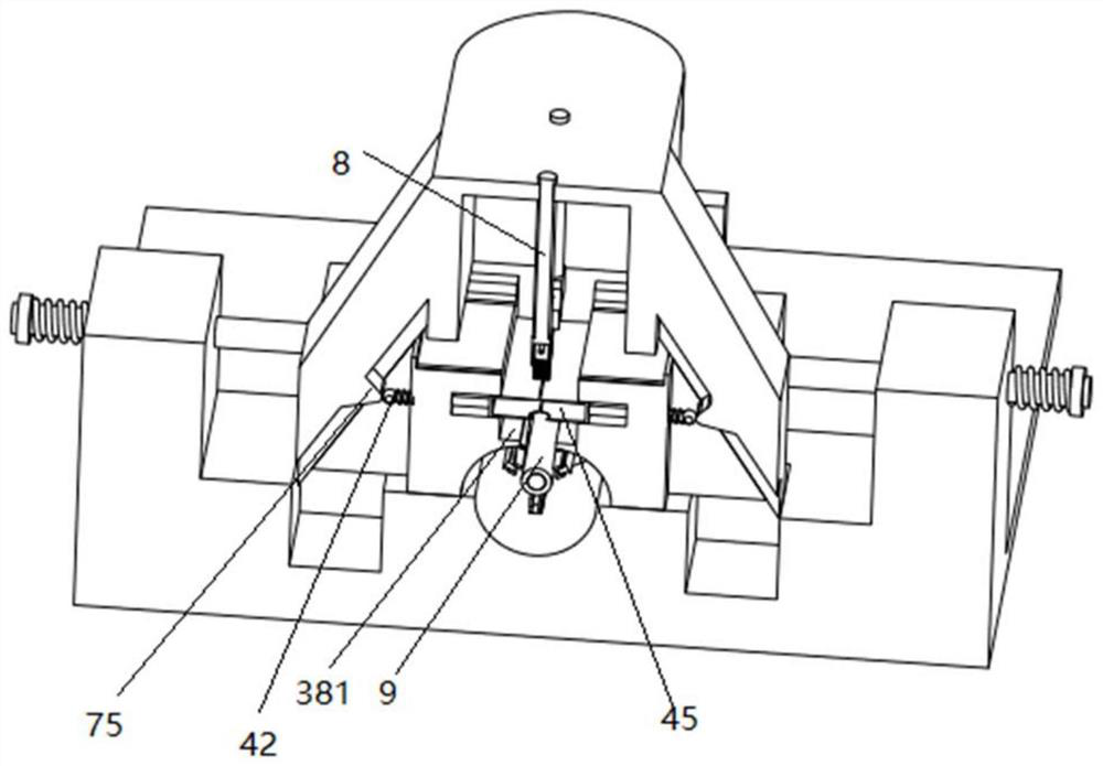 A protective foam wrapping and fixing device for the exterior of an electrolytic copper foil roll