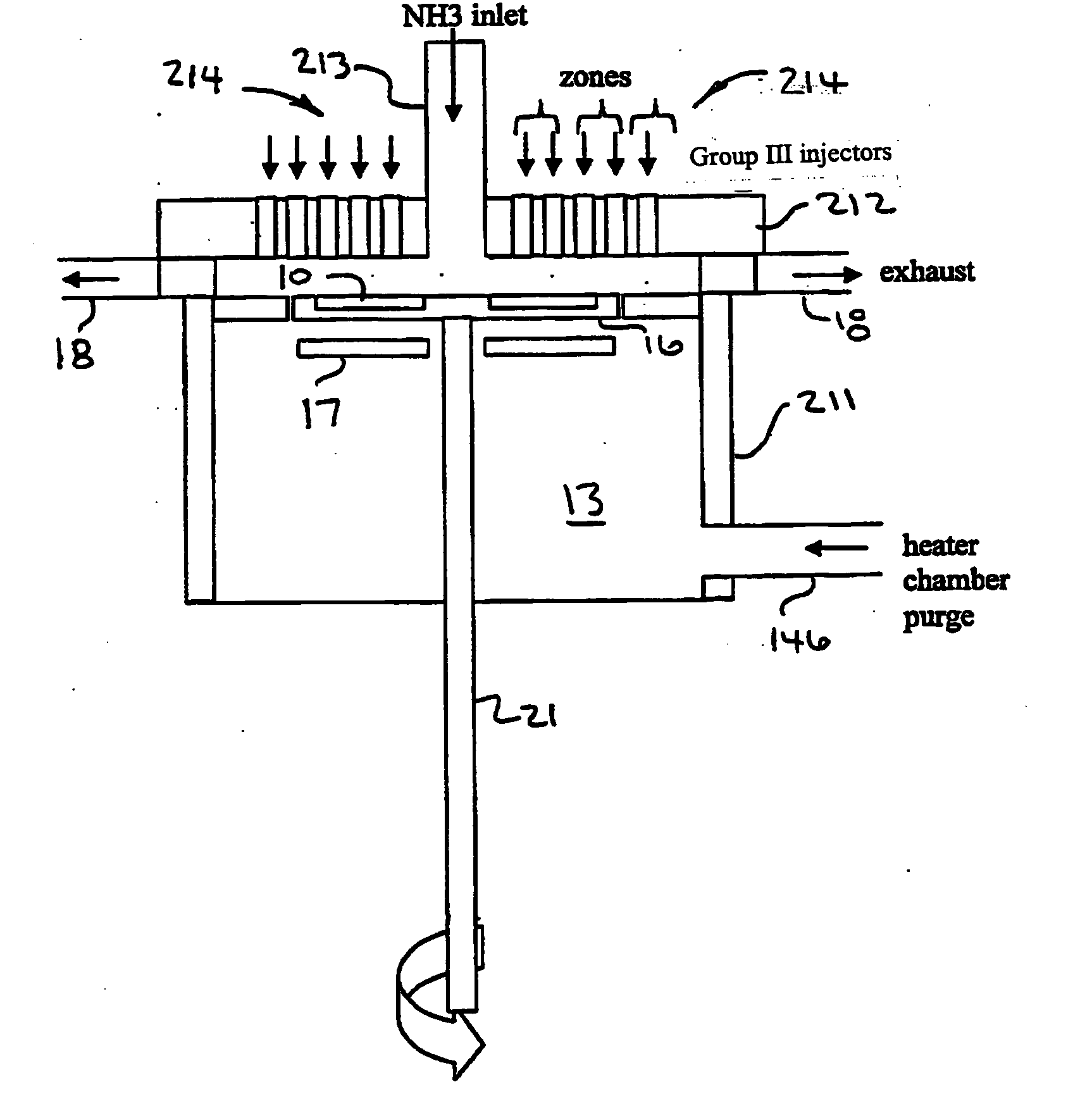 Chemical vapor deposition reactor having multiple inlets