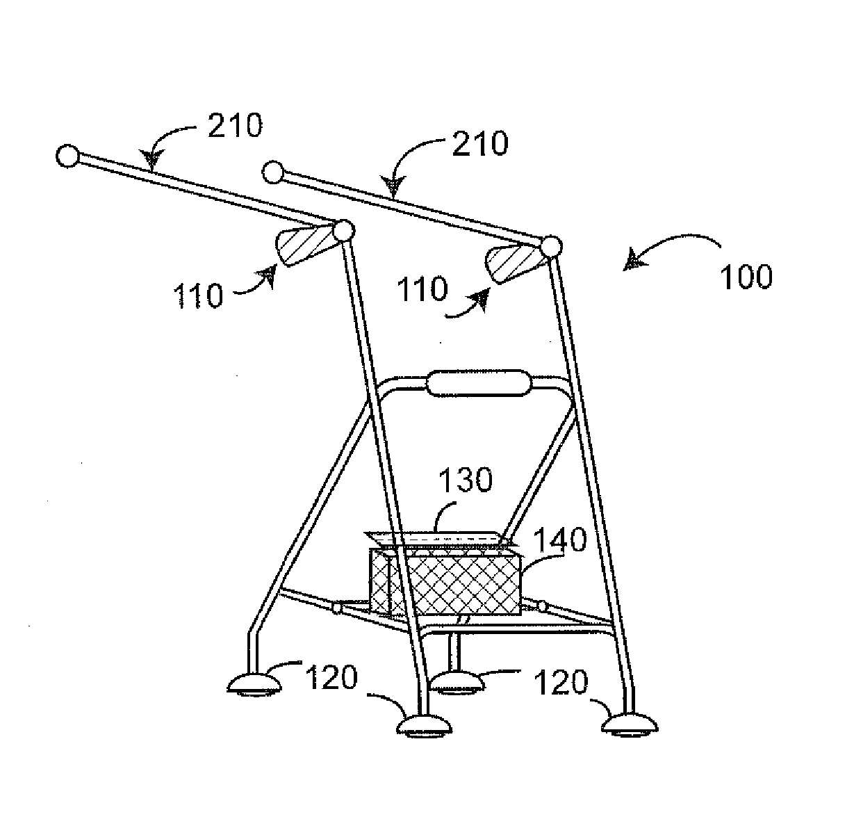 Method and apparatus for assisting users of conventional stand alone walkers