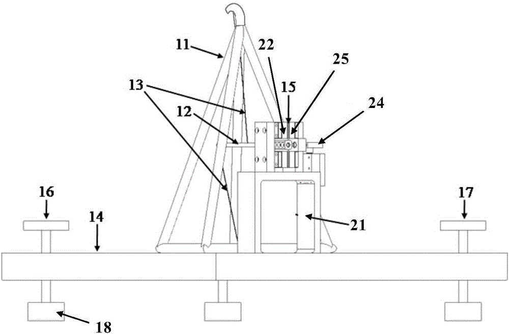 Crustal inclination measurement device and method adopting force balance feedback quartz horizontal pendulum