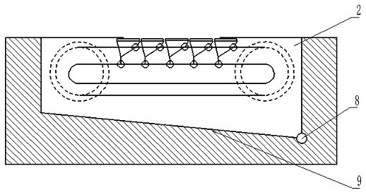 A pedestrian-vehicle crossing device based on a moving walkway and its control method