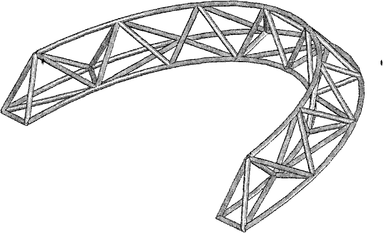 Complex truss structure drawing method