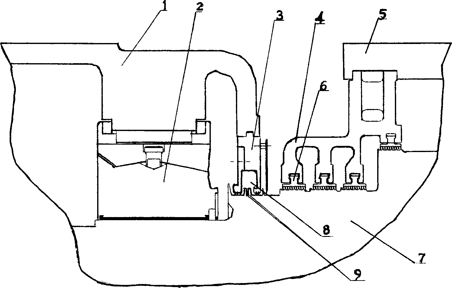 Structure for preventing water coming into turbine fuel and fuel leakaging