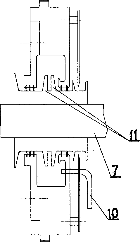 Structure for preventing water coming into turbine fuel and fuel leakaging