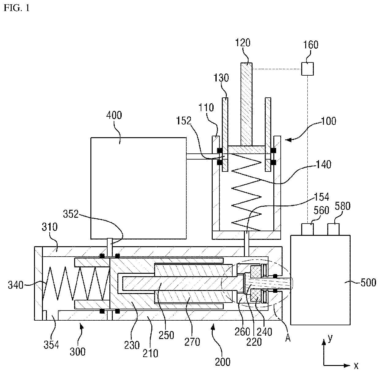 Electric booster having force-feedback-control structure