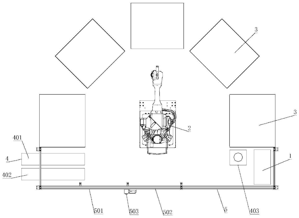 Robot sample storage cabinet system