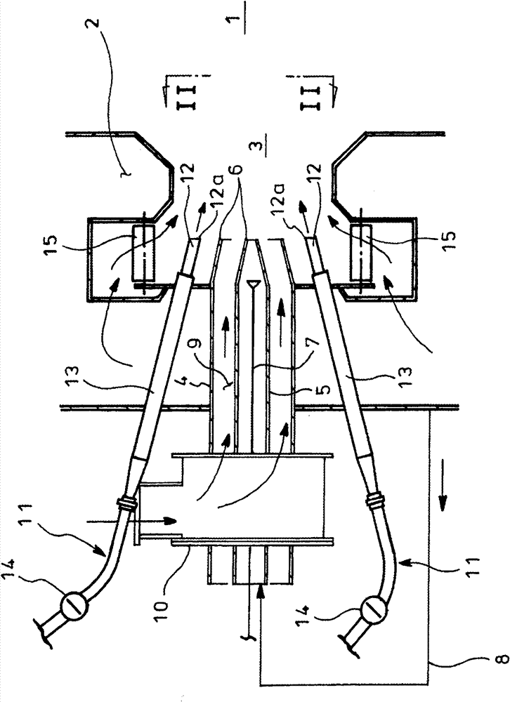 Oxygen combustion boiler and pulverized coal burner