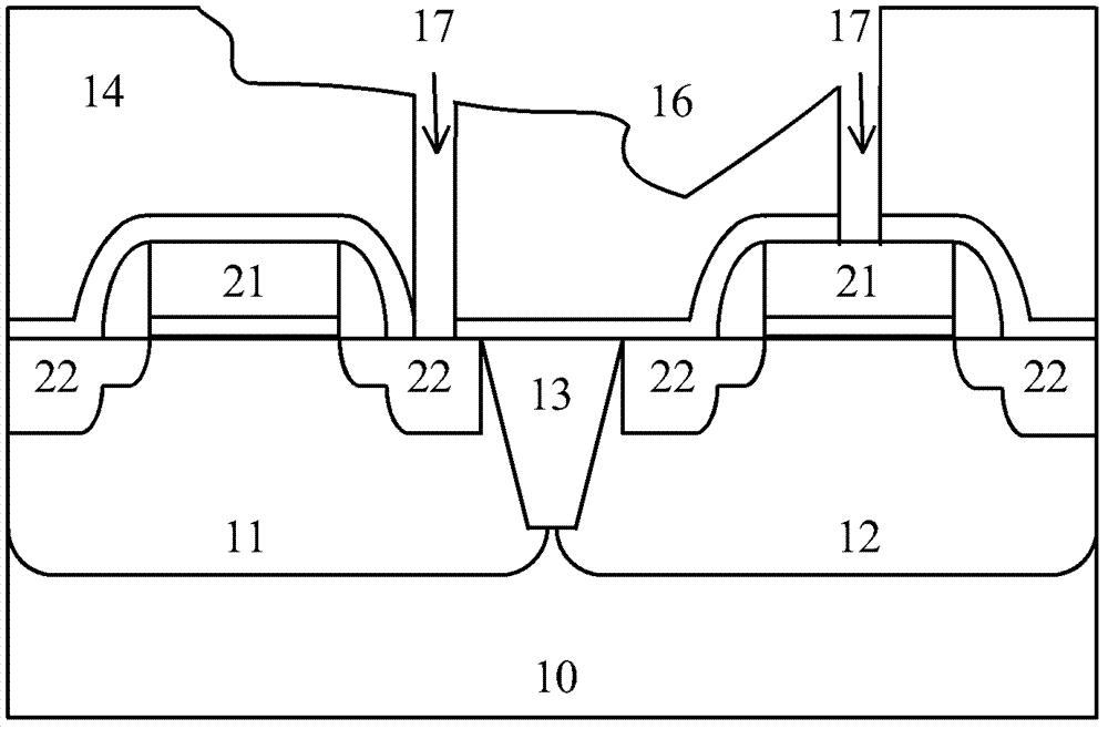 Method for eliminating bridging in contact hole technique