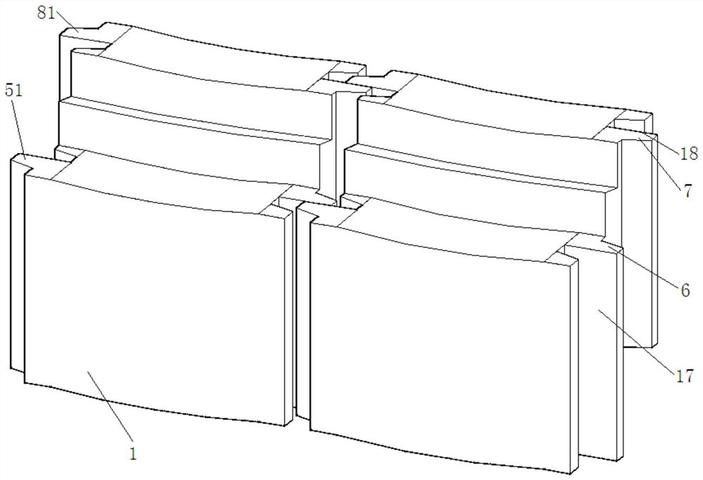 Fabricated external wallboard waterproof system and construction method thereof