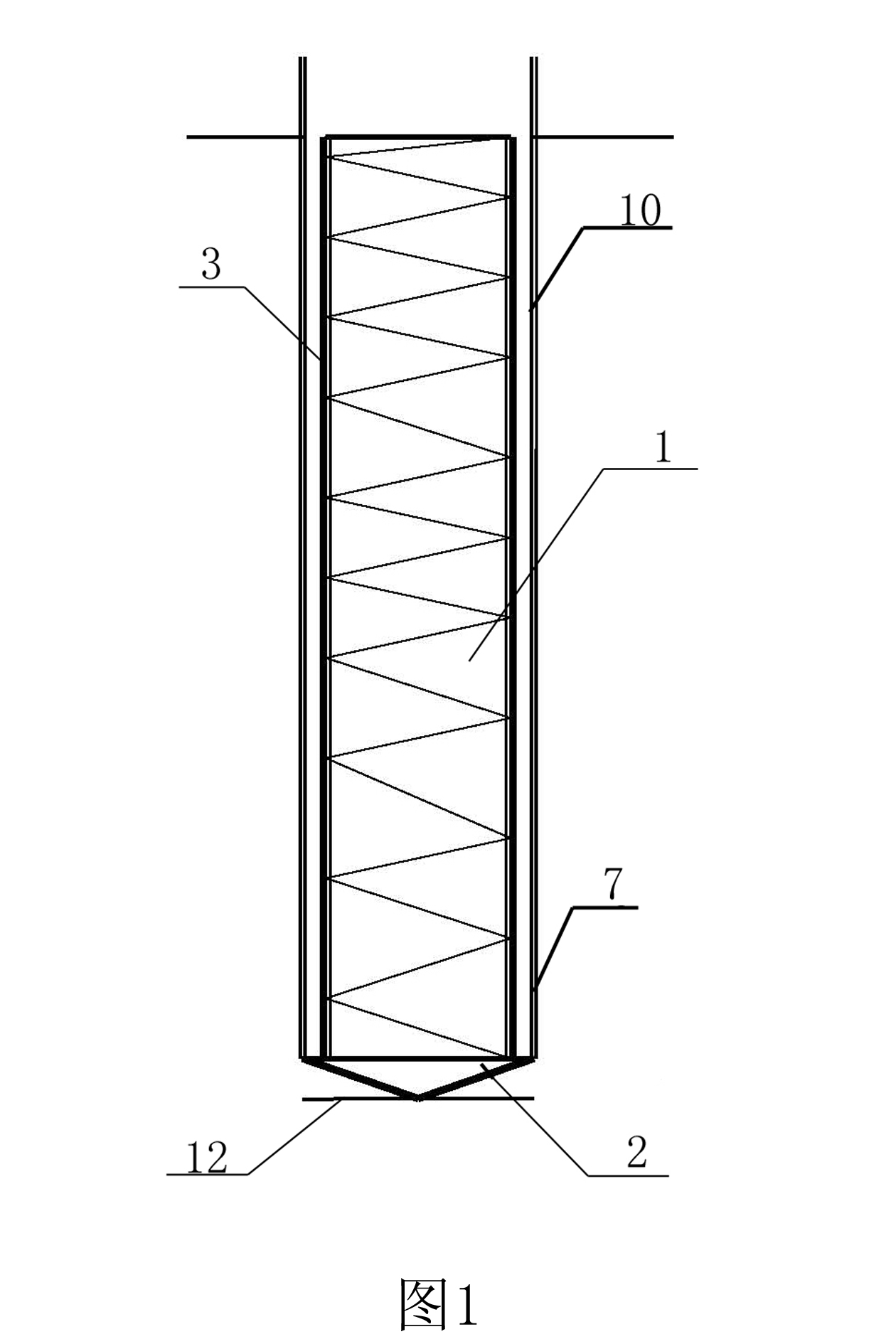 Implantable corrosion-proof preformed pile for use in salt oil foundation and construction method thereof