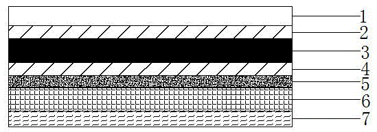 Damp-proof graphene composite heat dissipation film