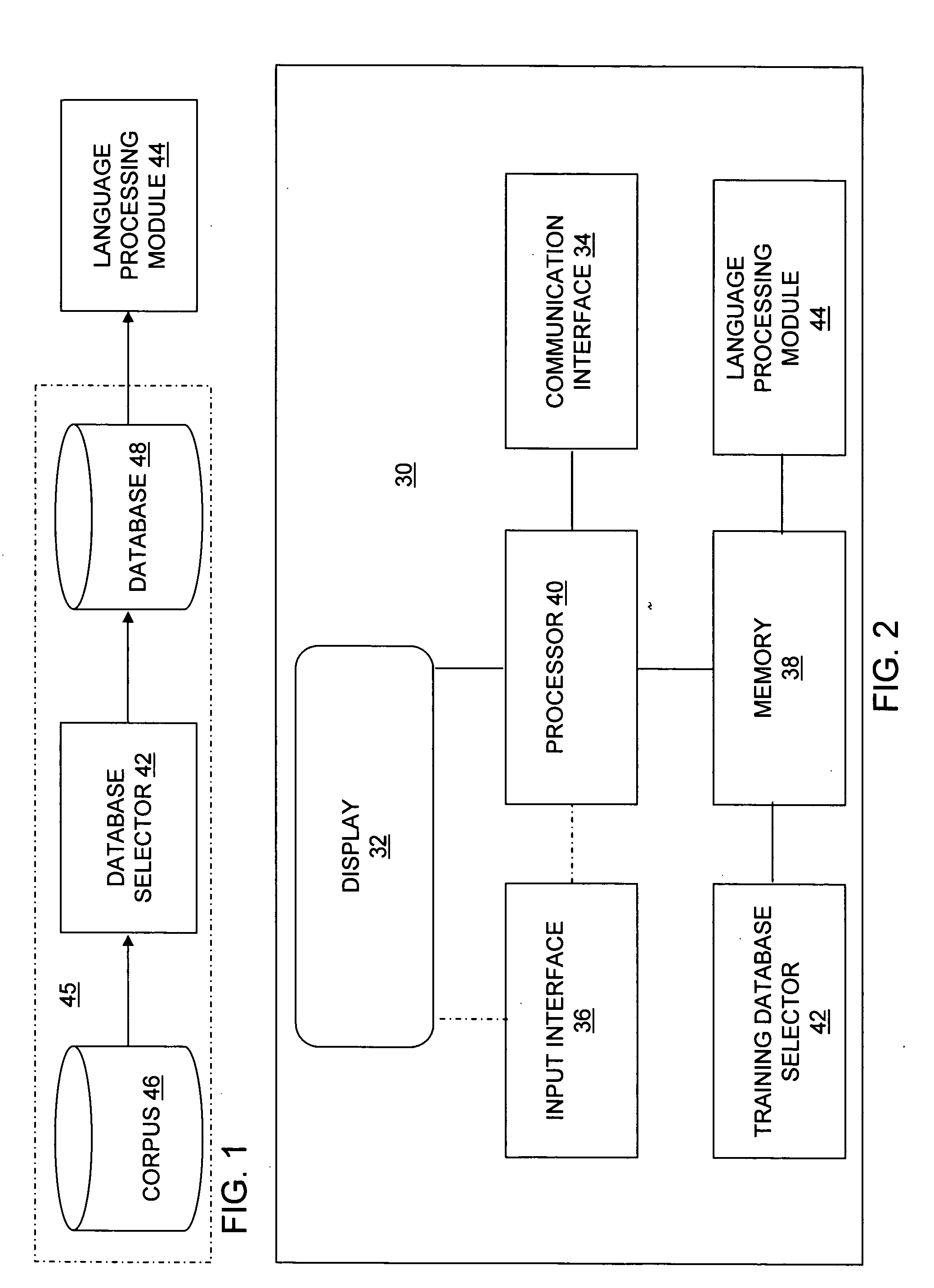 Optimization of text-based training set selection for language processing modules