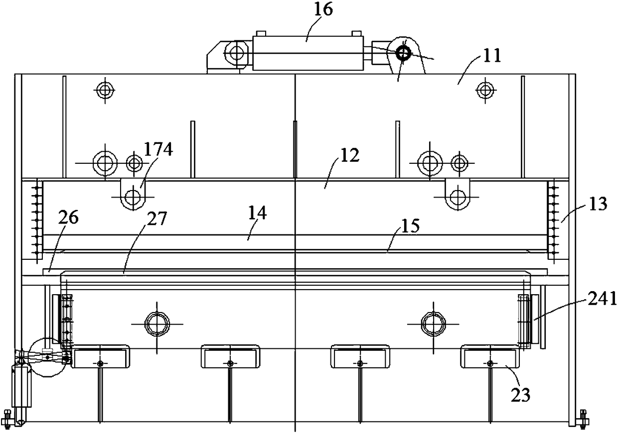 Container top plate hydraulic-forming method