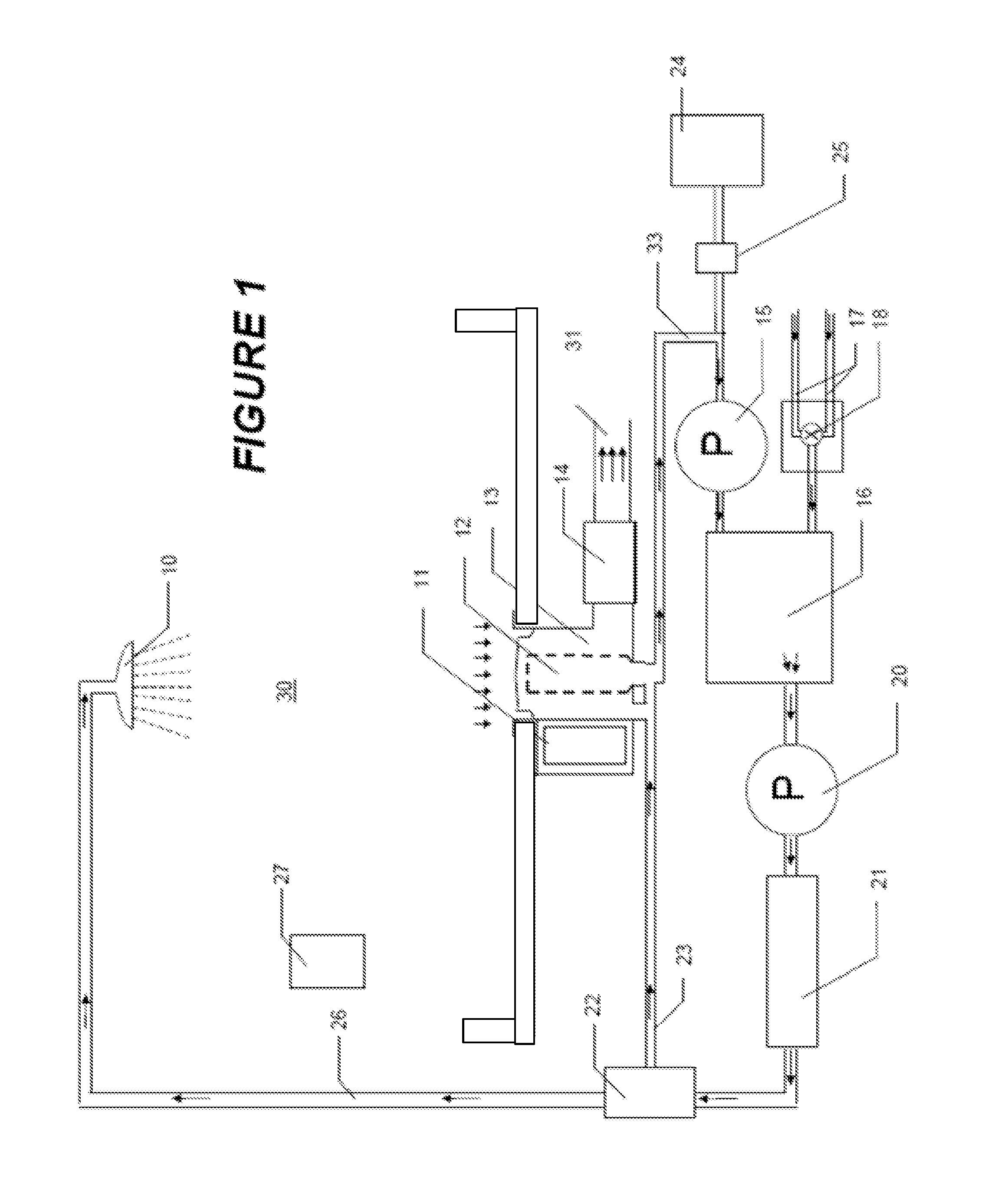 Domestic water recycling apparatus and fluid contamination detection system therefor