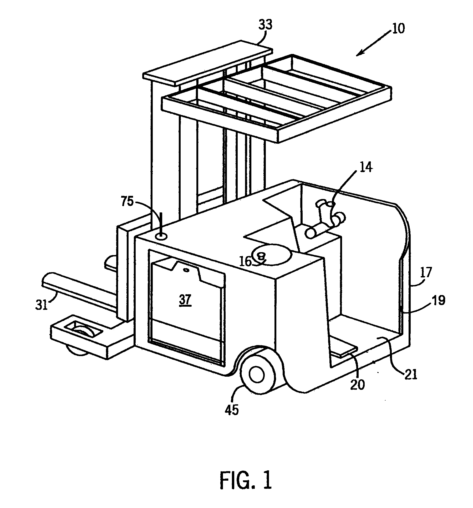 Information reporting system for managing a fleet of an industrial vehicles