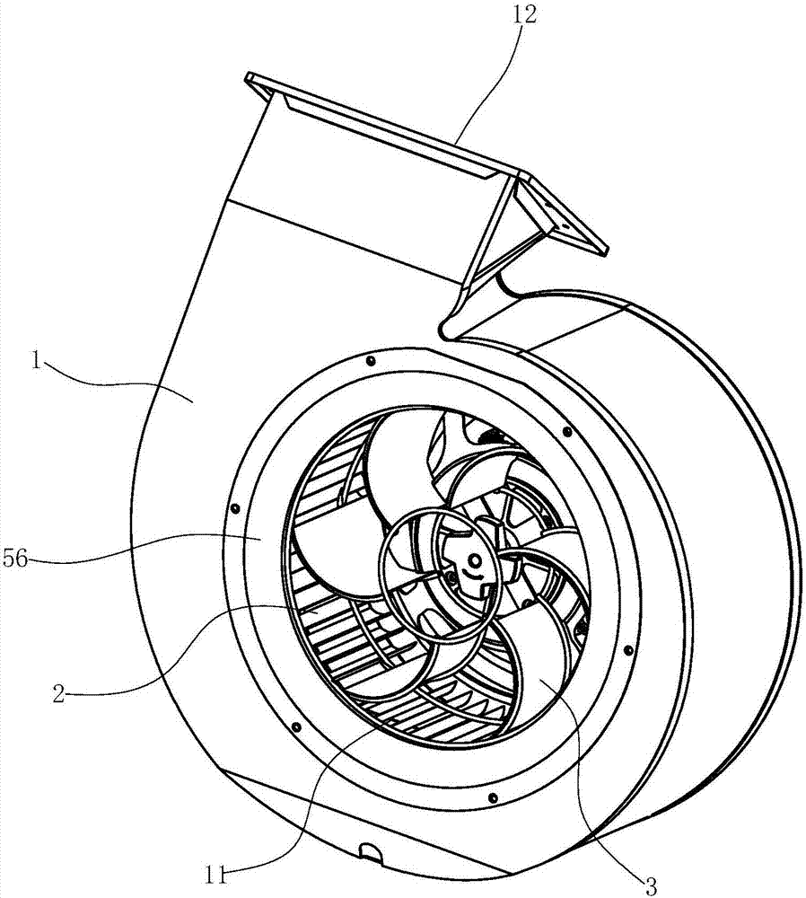 Multi-wing centrifugal fan