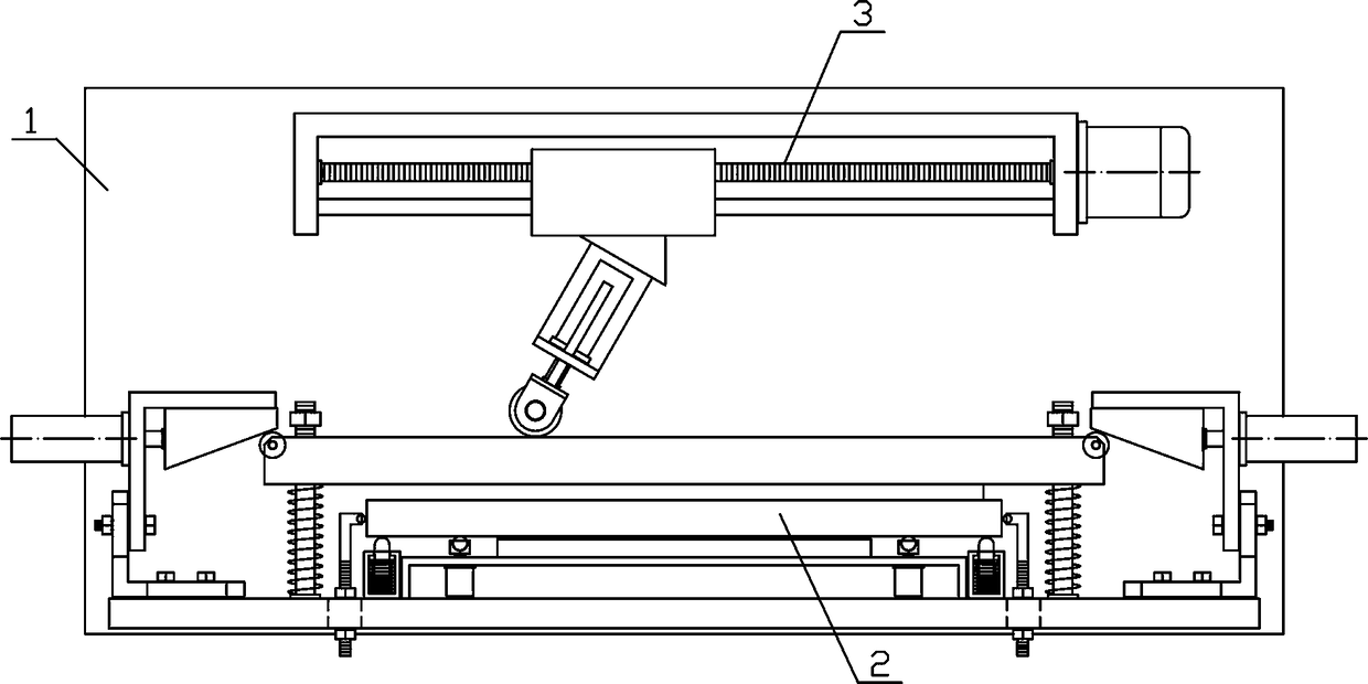 Board feeding and stamping mechanism