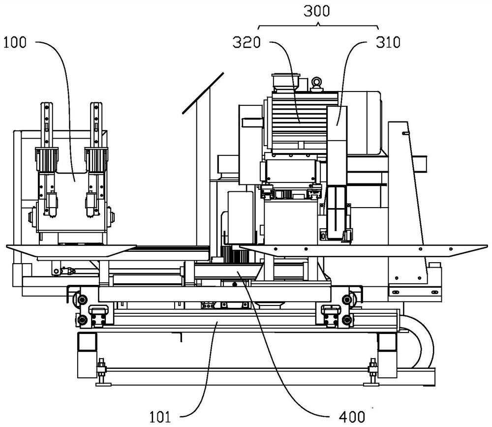 Sampling mechanism for traction sawing system