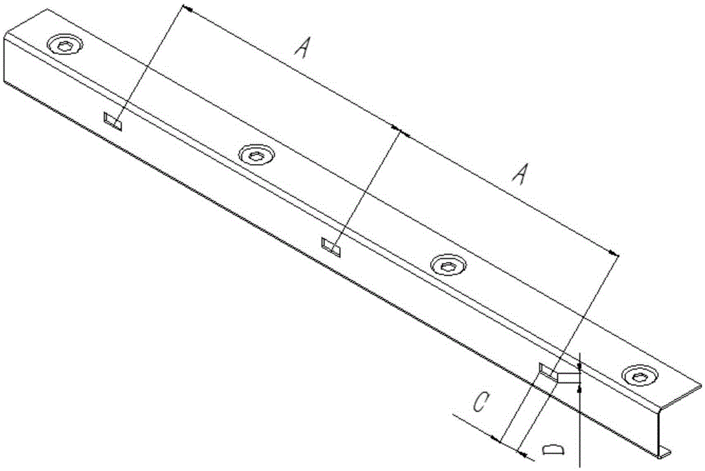 Hooking type instrument element mounting plate