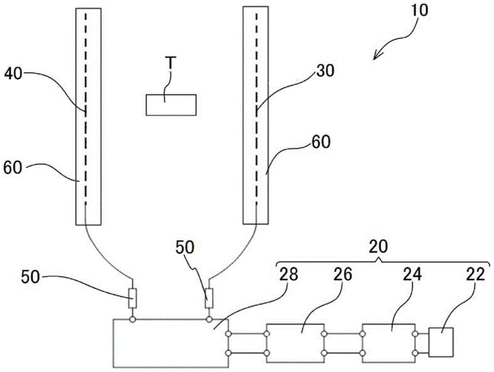 Charged body static elimination device and charged body static removal method using the device