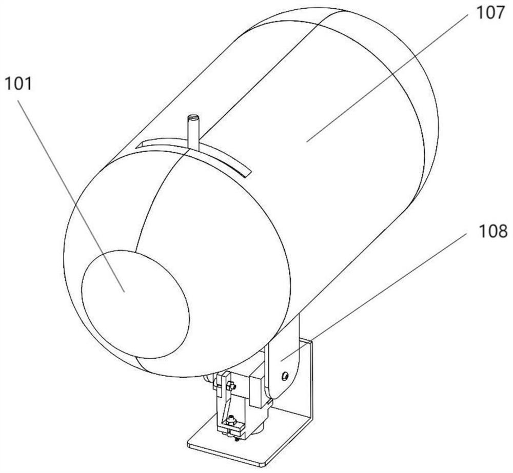 Visual bionic photosensitive imaging device and application method