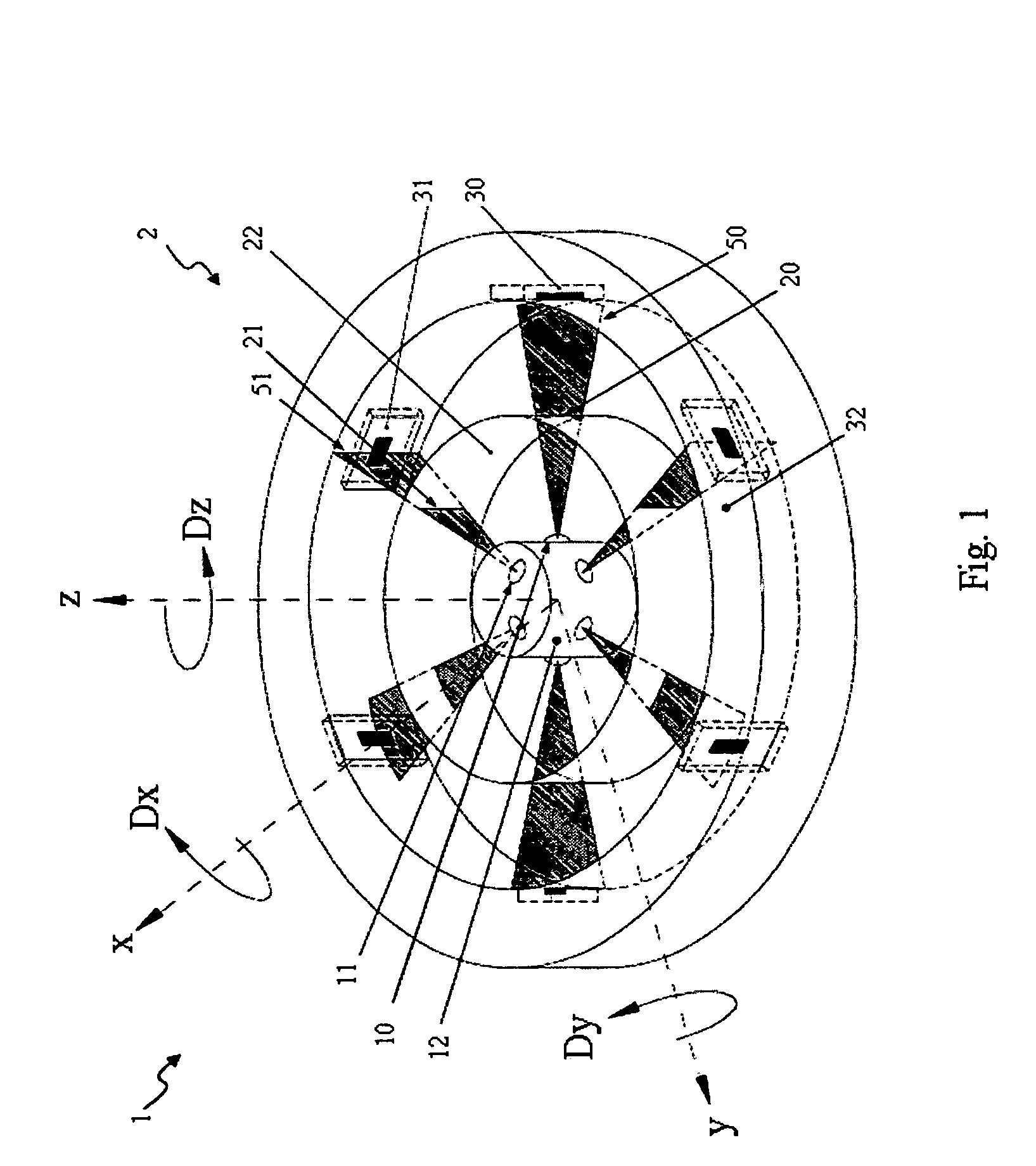 Device for detecting movement and forces