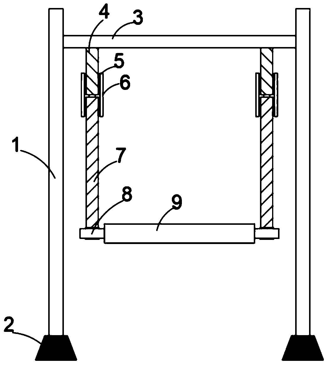 Fall-off-preventing swing and use method thereof