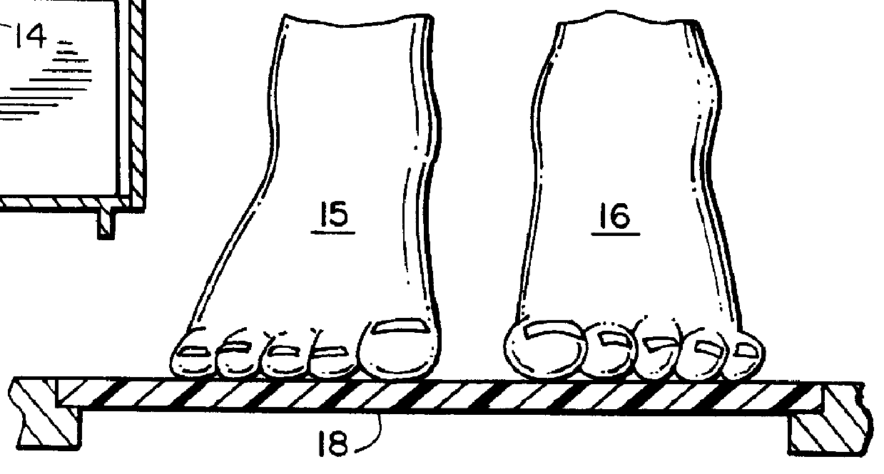 Foot support and method (CIP version)