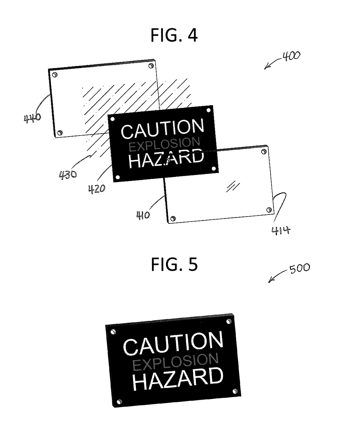 Ruggedized placard