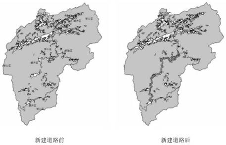 Ecological influence evaluation system for road construction project in natural protection area