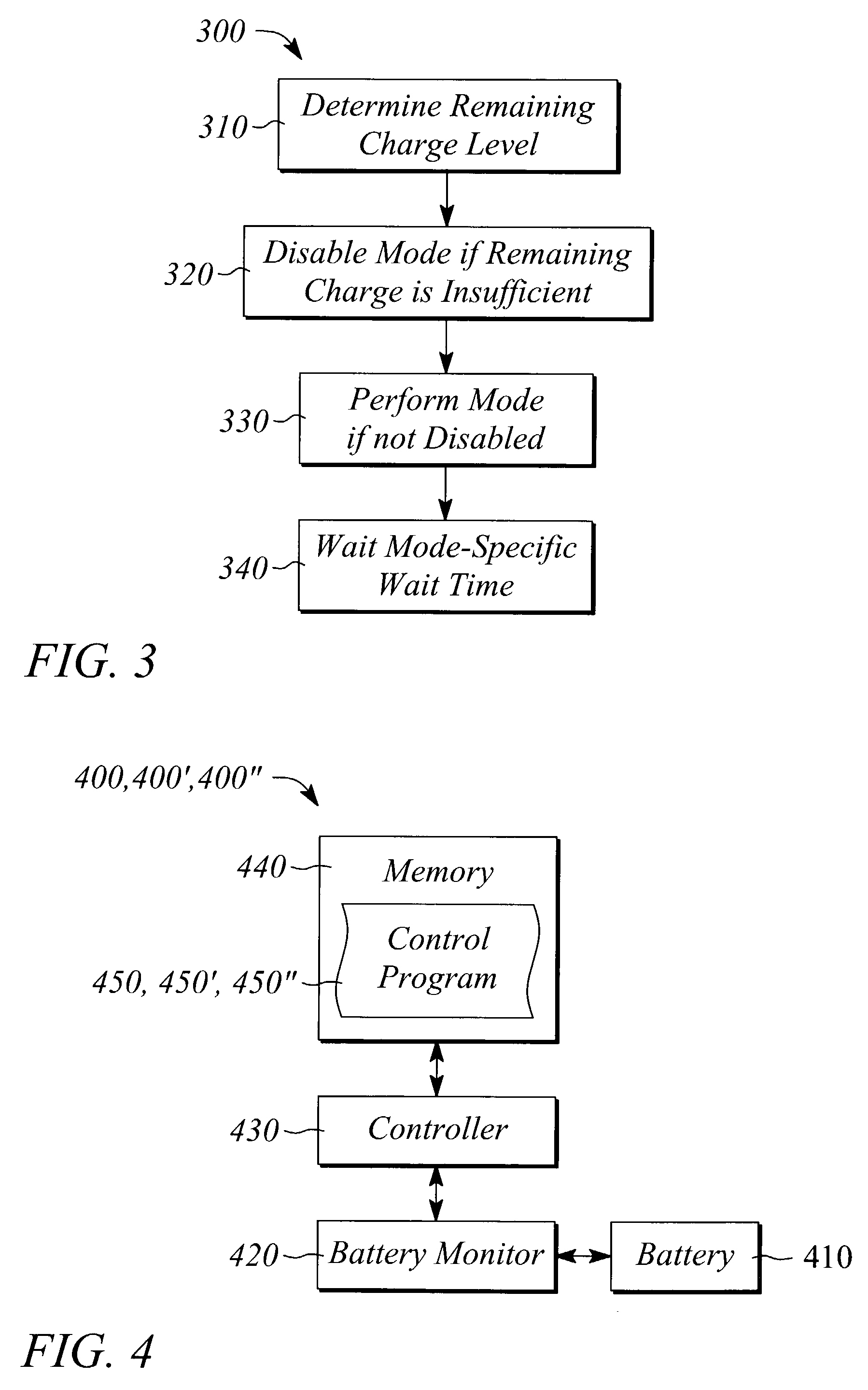Operational mode-based battery monitoring for a battery-powered electronic device